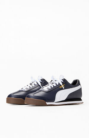 Women's Navy Roma 24 Standard Sneakers image number 2