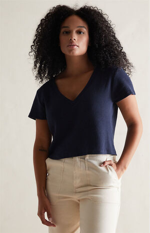 Waffle Knit T-Shirt image number 2