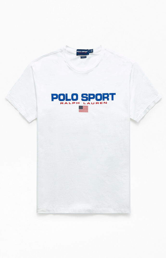 Polo Ralph Lauren White Polo Sport 