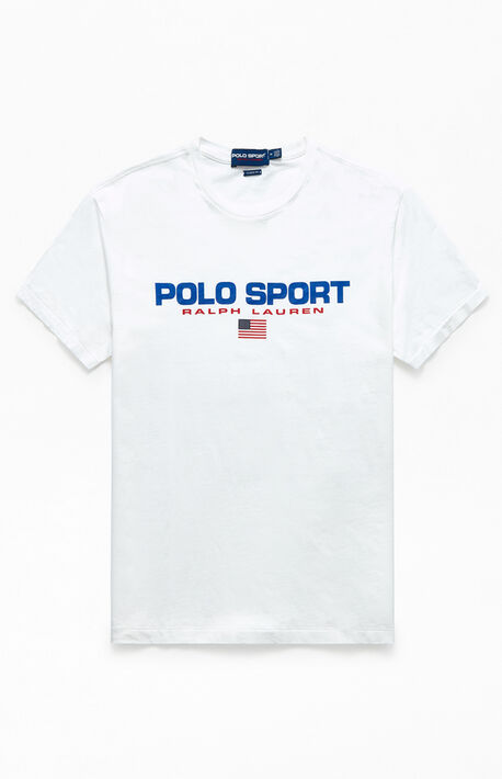 White Polo Sport Icons T-Shirt