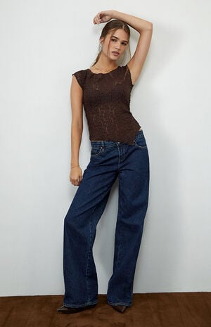Beth Open Lace Top