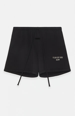 Black Heavy Fleece Soccer Sweat Shorts Black Heavy Fleece Soccer Sweat Shorts image number 1