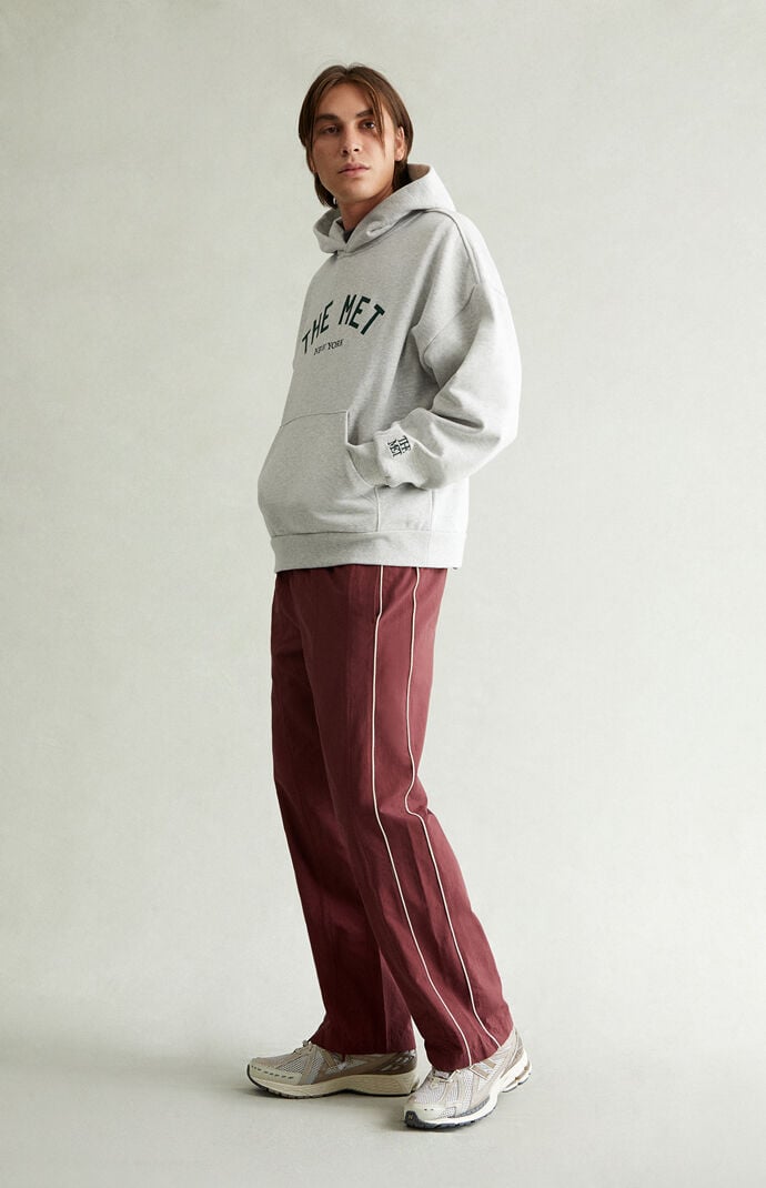 Pacsun Maroon Baggy Track Pants