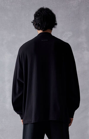 Jet Black Long Sleeve T-Shirt image number 4