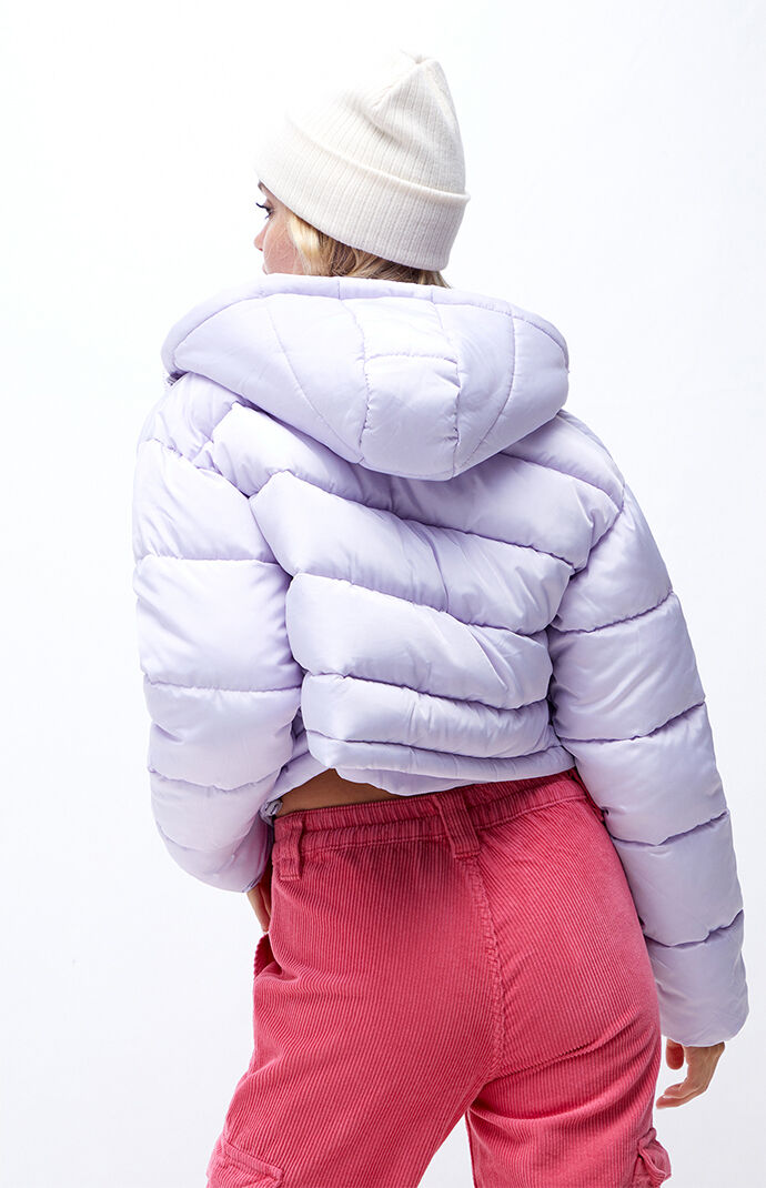 pacsun yellow puffer jacket