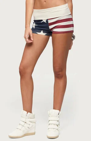 USA Foldover Shorts image number 1