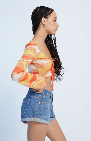 Beginner's Luck Slouch Denim Shorts image number 3