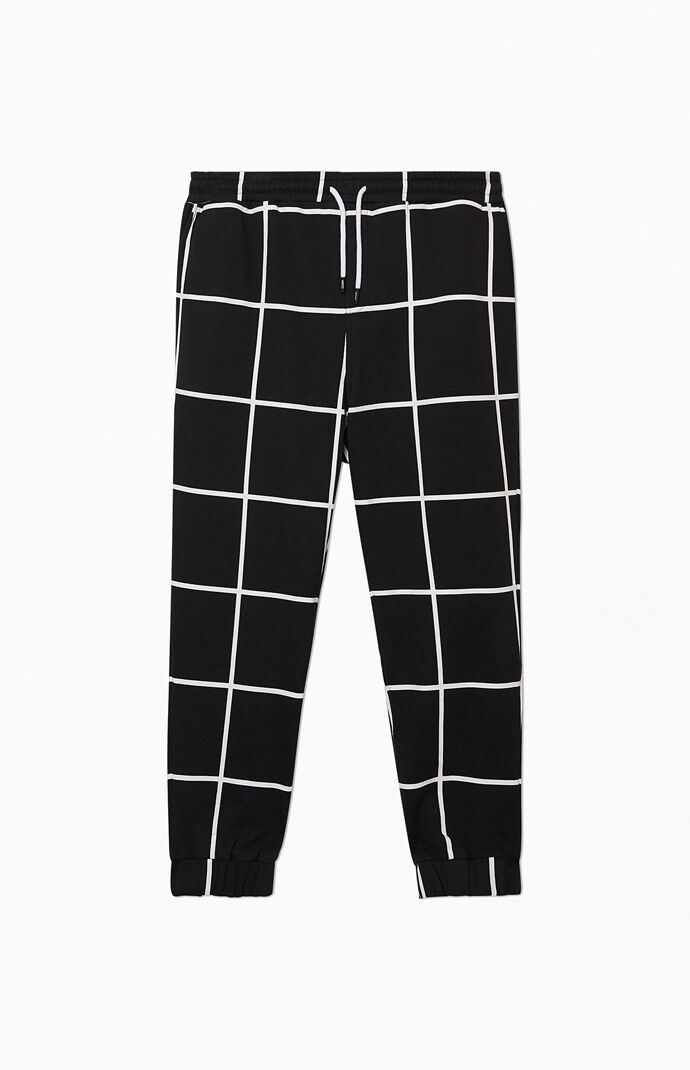 Windowpane Jogger Pants