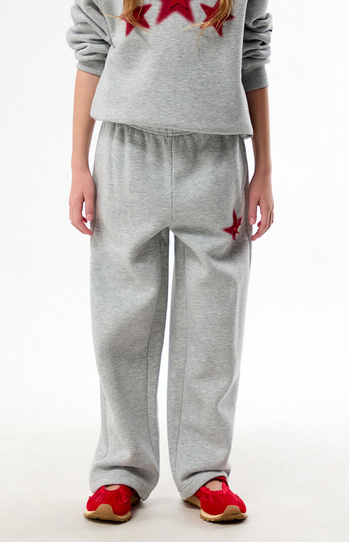 Pacsun Kids Star Applique Baggy SweatpantsÂ 