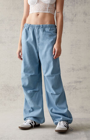 Light Blue Low Rise Jeans image number 2