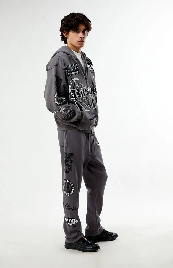 Pacsun Untamed Fleece Straight Leg Sweatpants