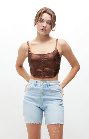 Butterfly Corset Tank Top image number 1