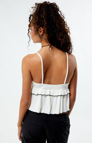 Charlie Babydoll Ruffle Top image number 4