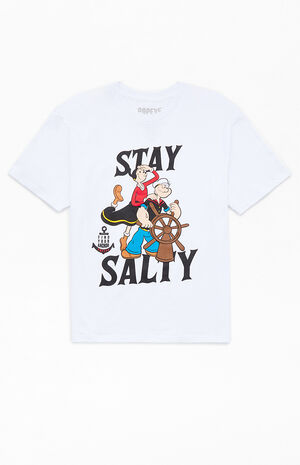 Kids Stay Salty Popeye T-Shirt image number 1