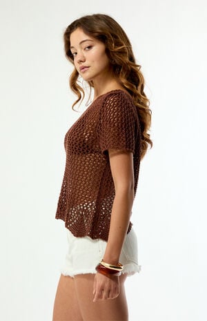 Phoebe Crochet Top image number 3