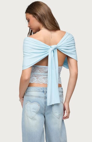 Eloria Lace Tie Top image number 3