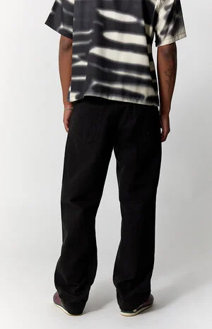 Logan Relaxed Straight Jeans Black image number 4