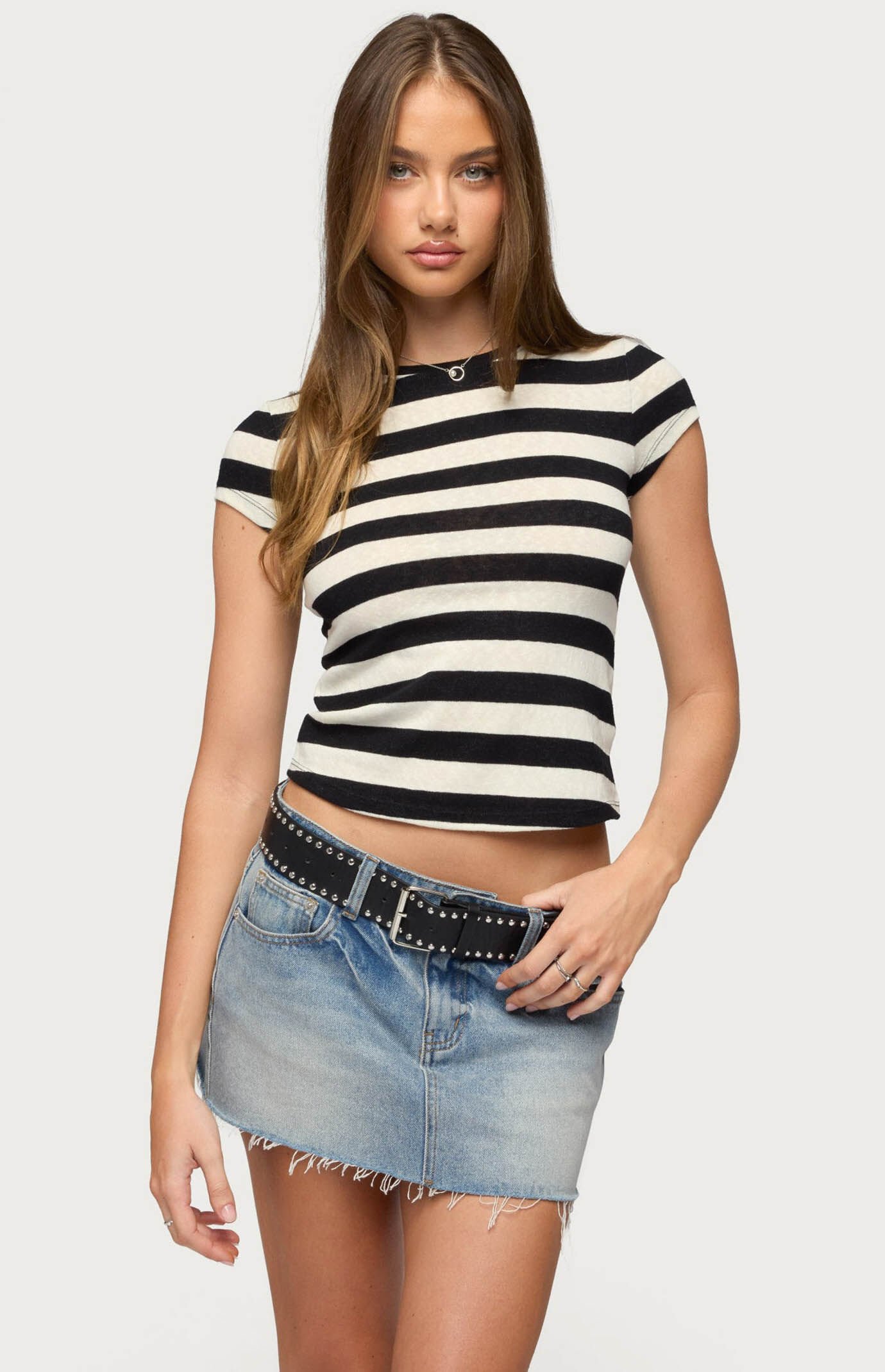 Edikted Annabeth Striped Top