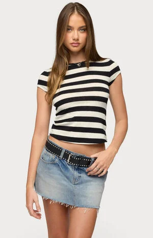 Annabeth Striped Top image number 1