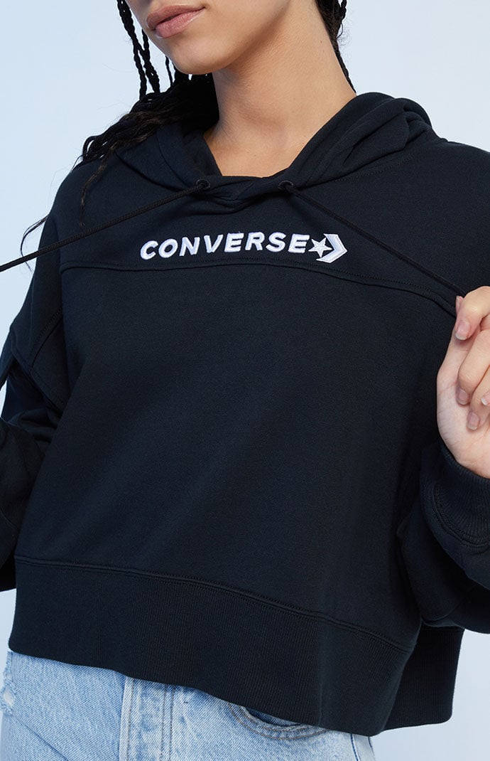Converse hot sale cropped hoodie