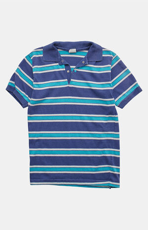 80s Striped Polo Baby Top image number 1