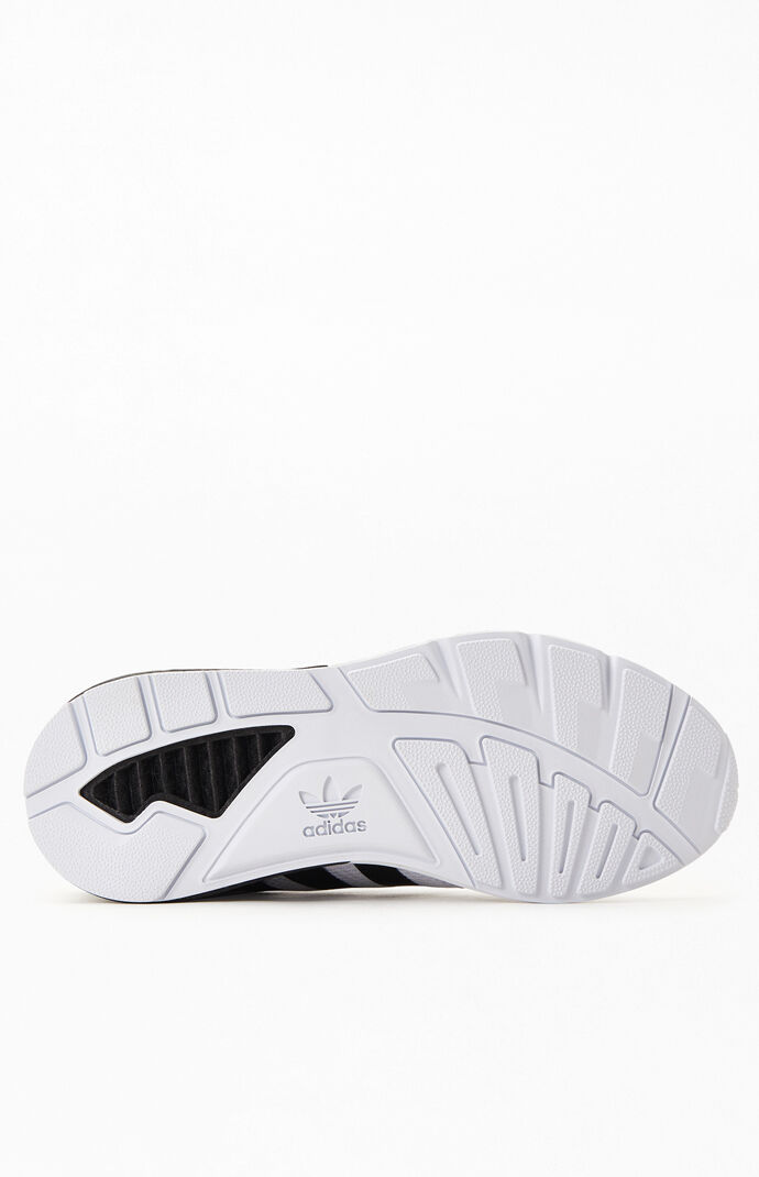 White & Black ZX 1K Boost Shoes