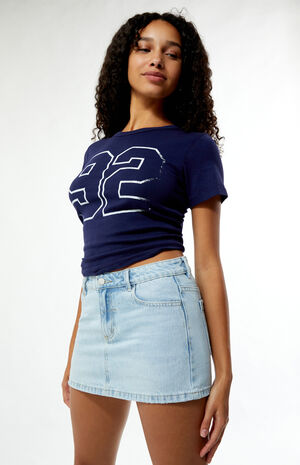 Light Indigo Sophie Denim Mini Skirt image number 3