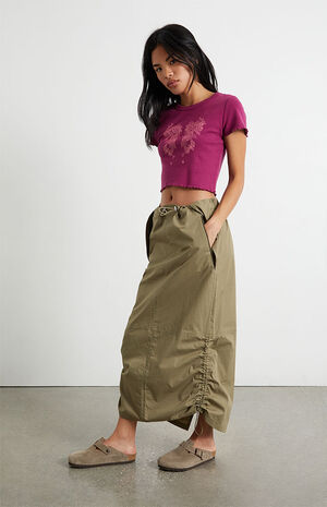 Parachute Midi Skirt image number 3
