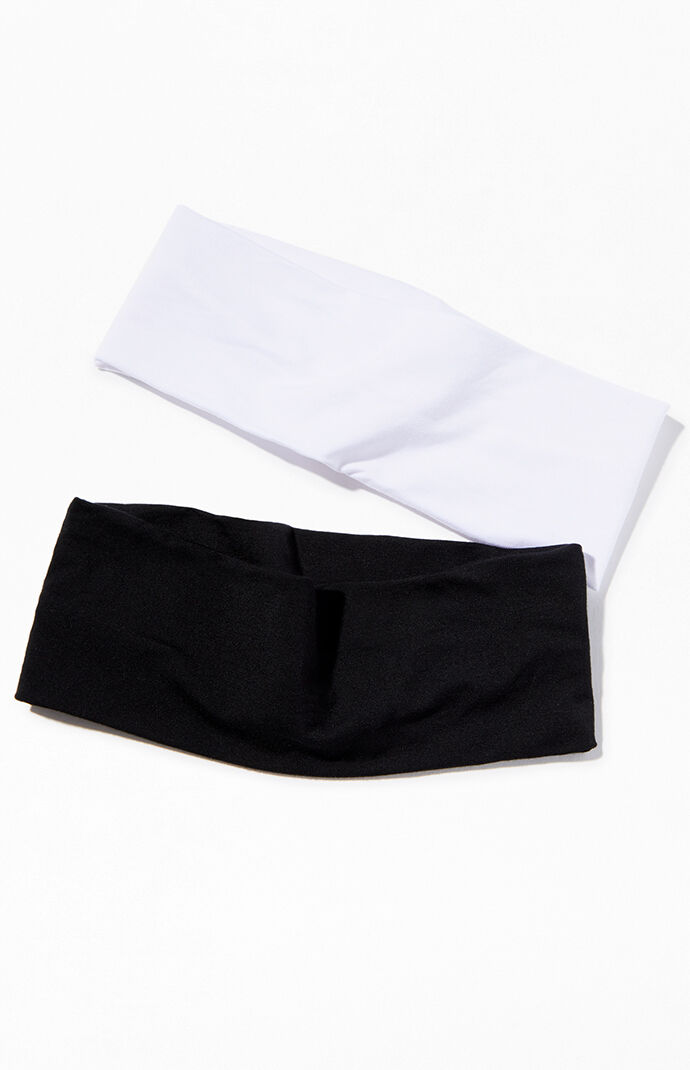 LA Hearts 2 Pack Basic Soft Headbands