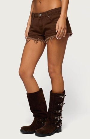 Josefina Low Rise Denim Shorts image number 2