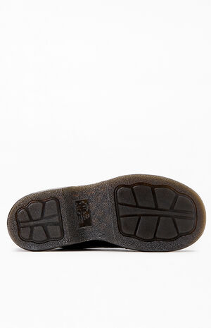 Women's Black Buzz 5-Eye Leather Sneakers image number 4