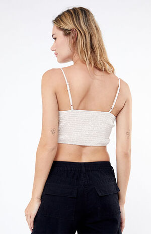 Tie Front Satin Corset Top image number 3