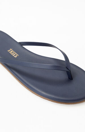 Women's Navy Liners Sandals image number 6