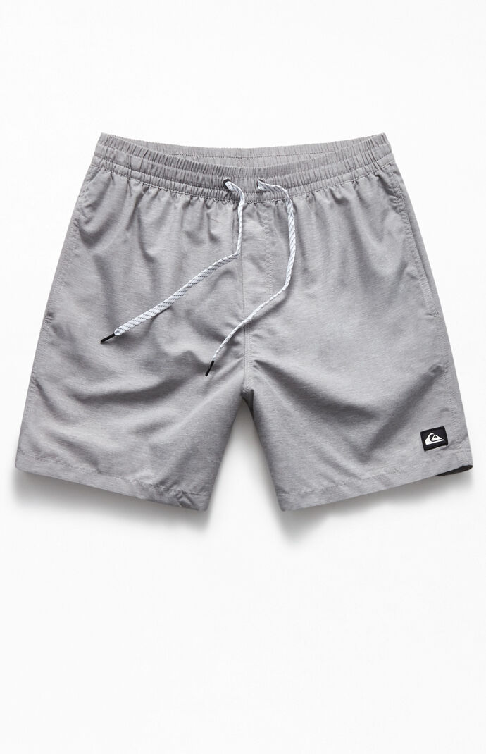 grey swimming trunks