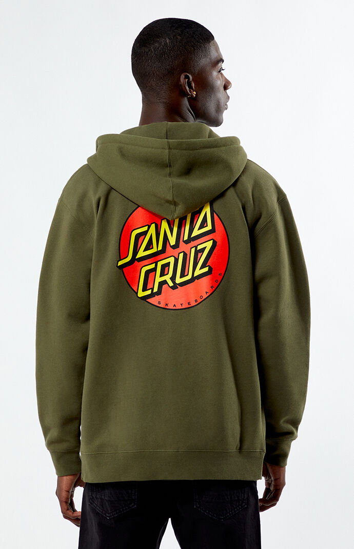 Santa Cruz Classic Dot Zip Up Hoodie | Foxvalley Mall