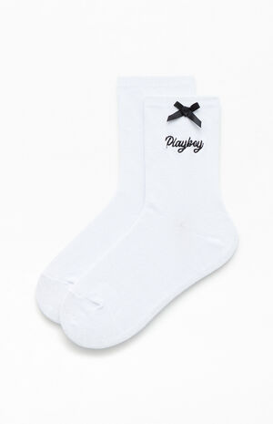 By PacSun Script Bow Socks image number 1