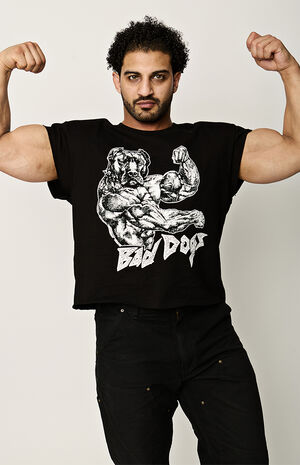 Bad Bog Cropped Muscle T-Shirt image number 2