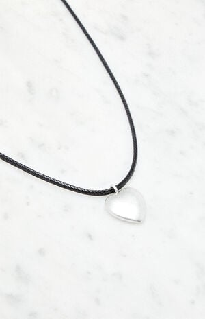 Heart Rope Choker Necklace image number 2