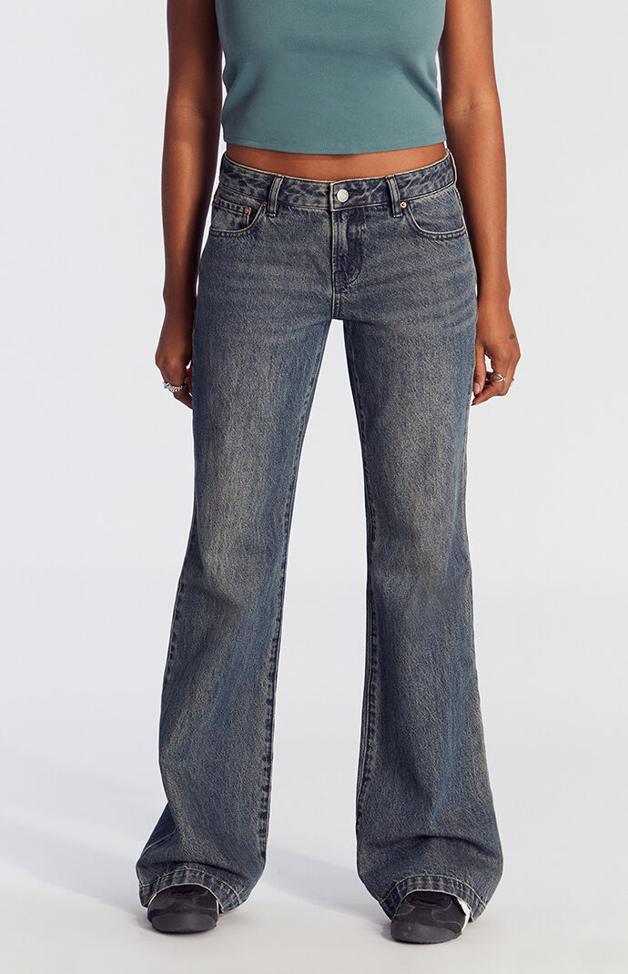 Pacsun Jade Low Rise Bootcut Jeans Dark Indigo | PacSun