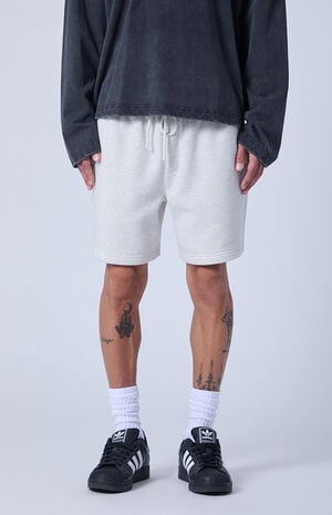 Oatmeal Fleece Volley Shorts image number 2