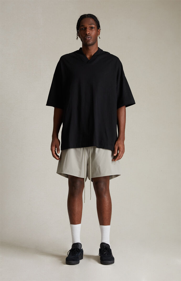 国内発送☆FEAR OF GOD☆V-NECK T-SHIRT/JET BLACK Heavy Jersey V-Neck Tee - Black | Fear of God ATHLETICS