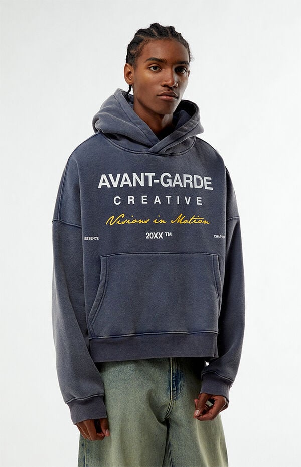 Pacsun Avant Garde Cropped Hoodie