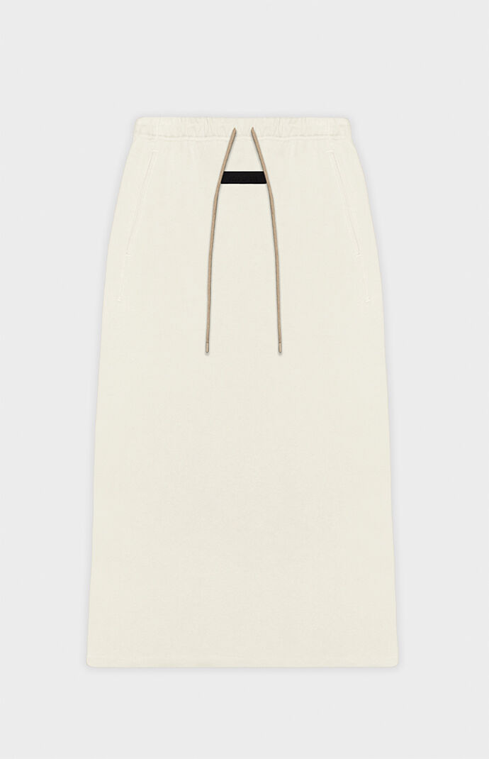 Fear of God Essentials Women's Cloud Dancer Maxi Skirt | PacSun