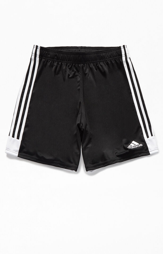 black and white adidas shorts