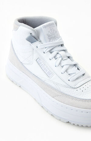 Women's White Club C Double Geo Elevate High Top Sneakers image number 6