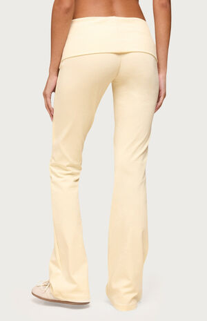 Ivanne Foldover Flared Pants image number 3