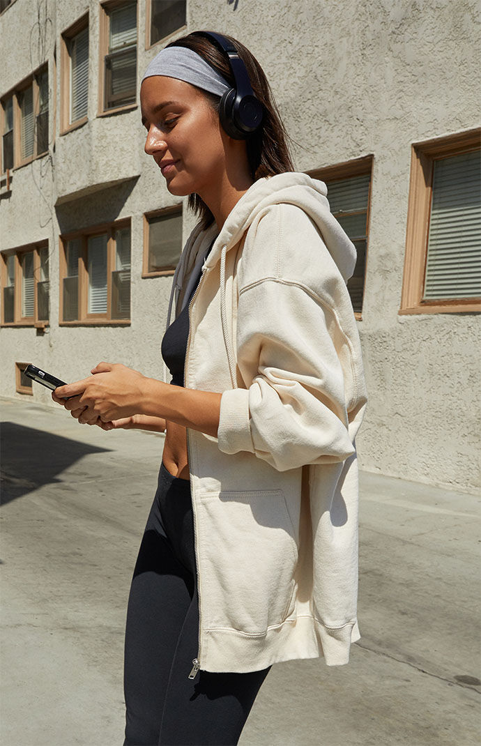 White hoodie pacsun on sale