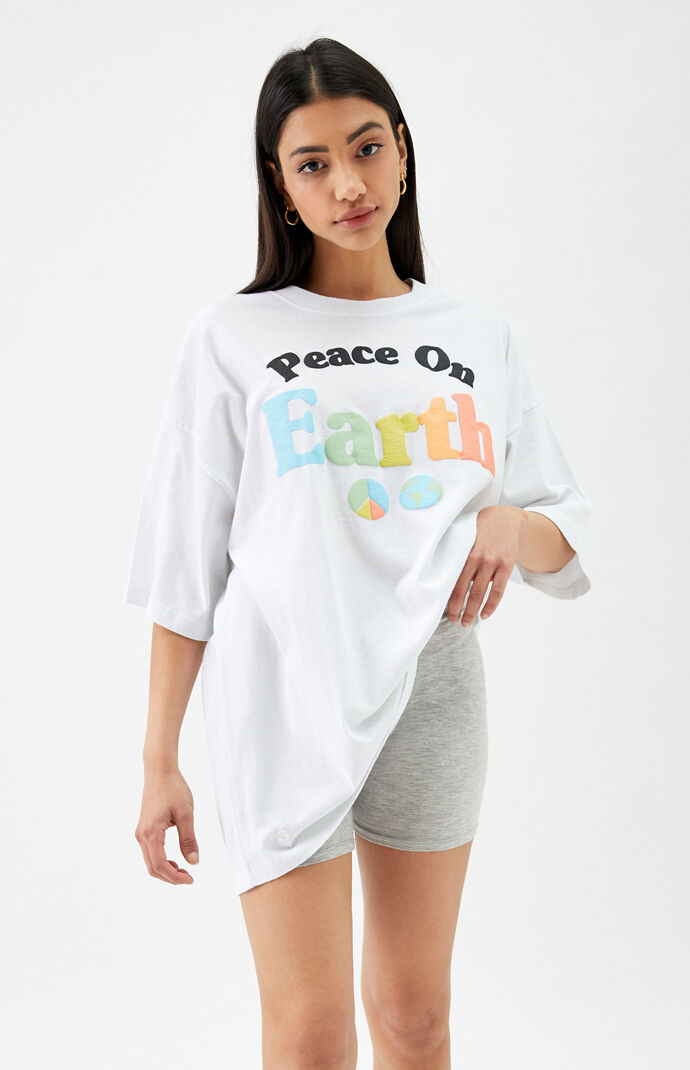 Peace On Earth Recycled T-Shirt