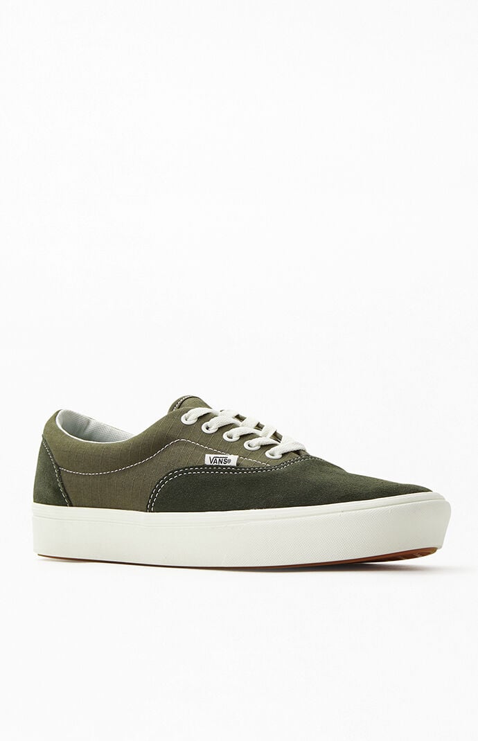 vans era olive grey