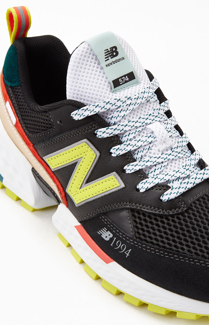 new balance black yellow